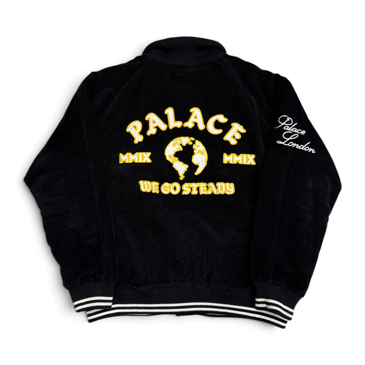 Palace Spell Out Cord Bomber Jacket Black (XL)
