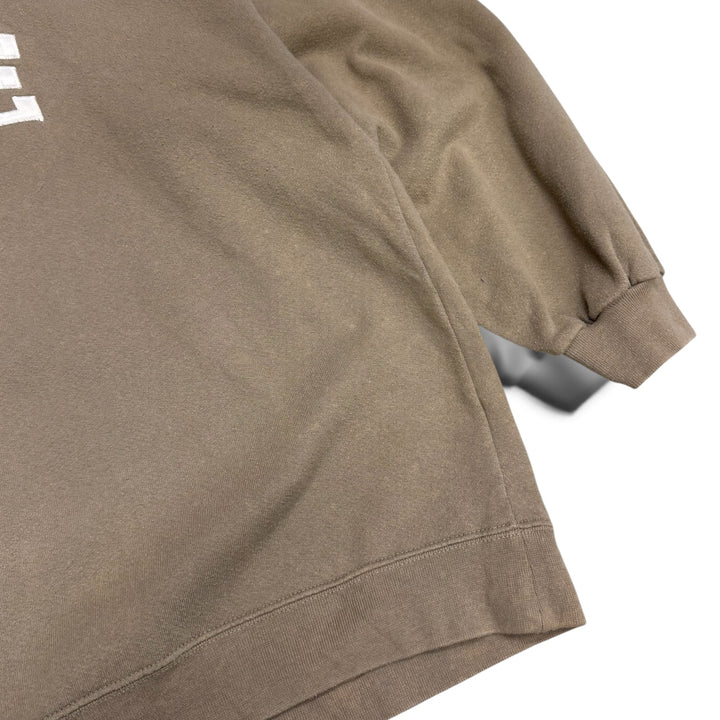 Vintage Nike Big Spell Out Sweatshirt Beige (XXL)