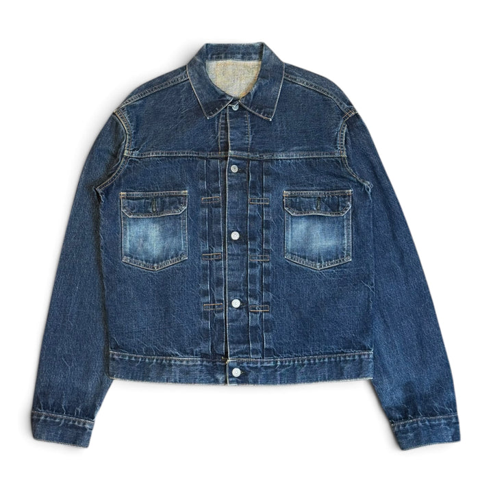 Vintage Evisu Salvage Blue Denim Jacket (M)