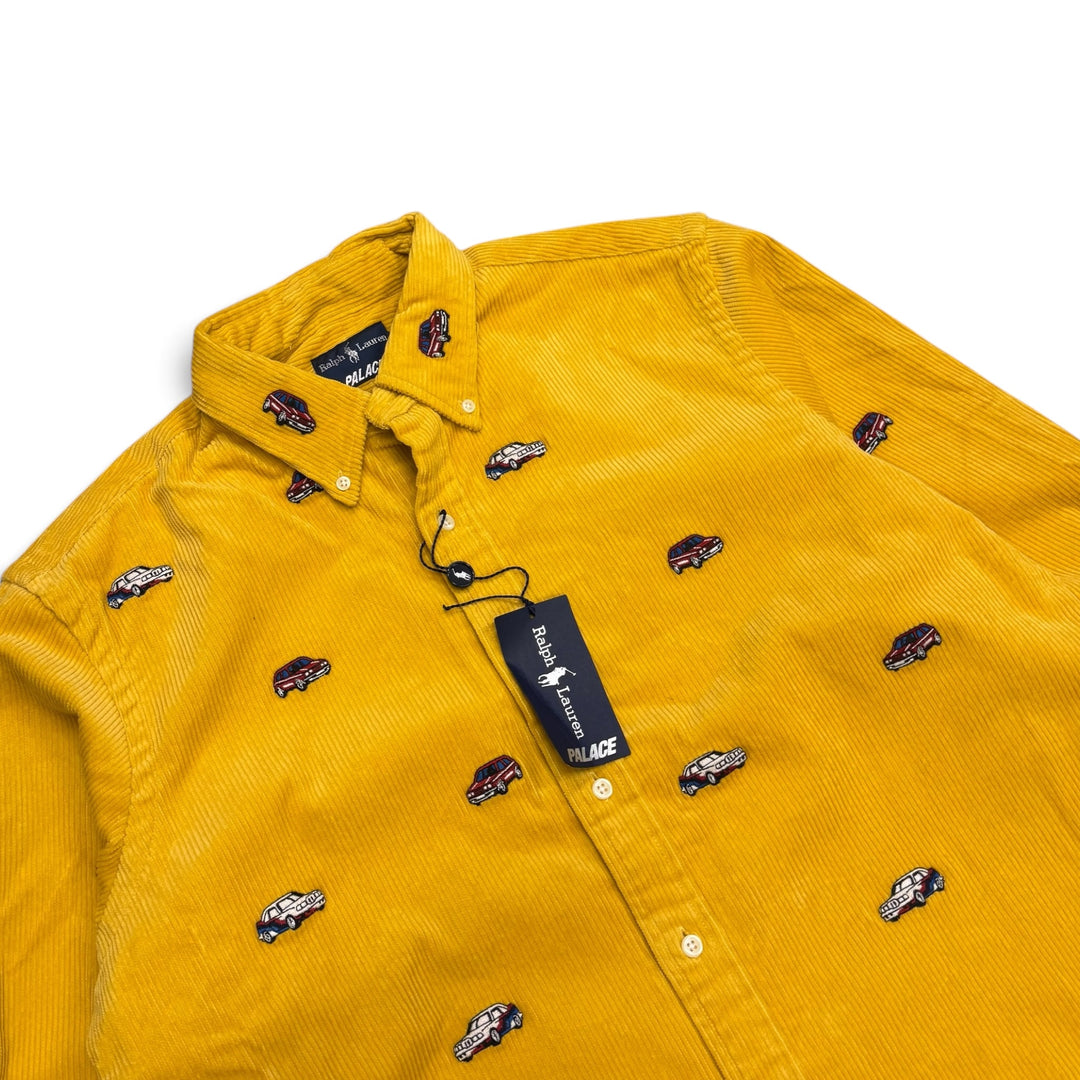 Palace x Ralph Lauren Yellow Corduroy GTI Shirt (L)