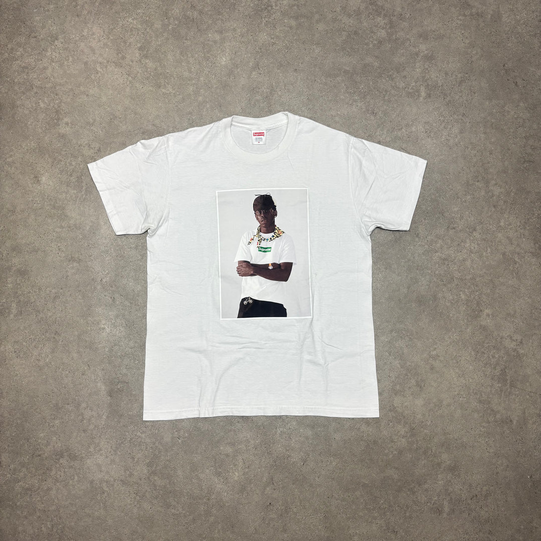 Supreme White Tyler The Creator Graphic T-Shirt (M)