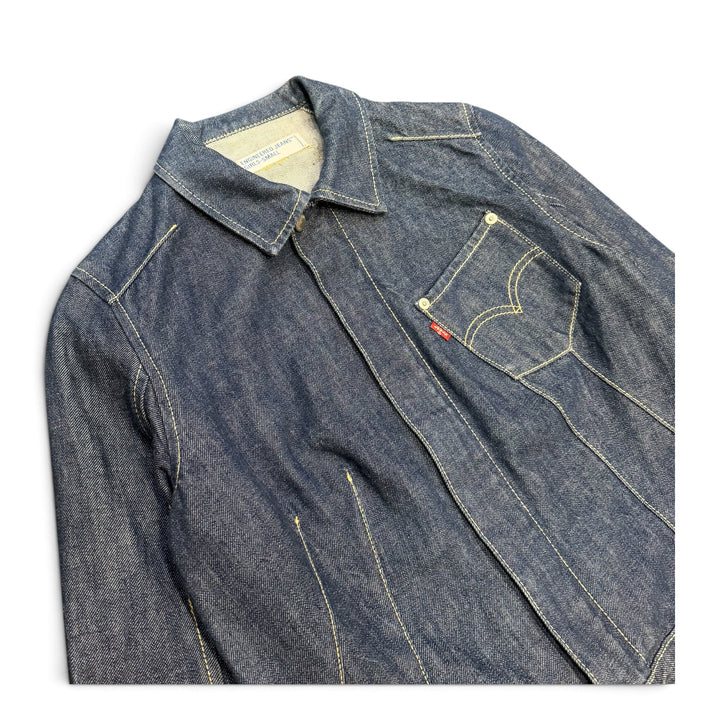 Vintage Levis Engineered Denim Jacket Blue (S)