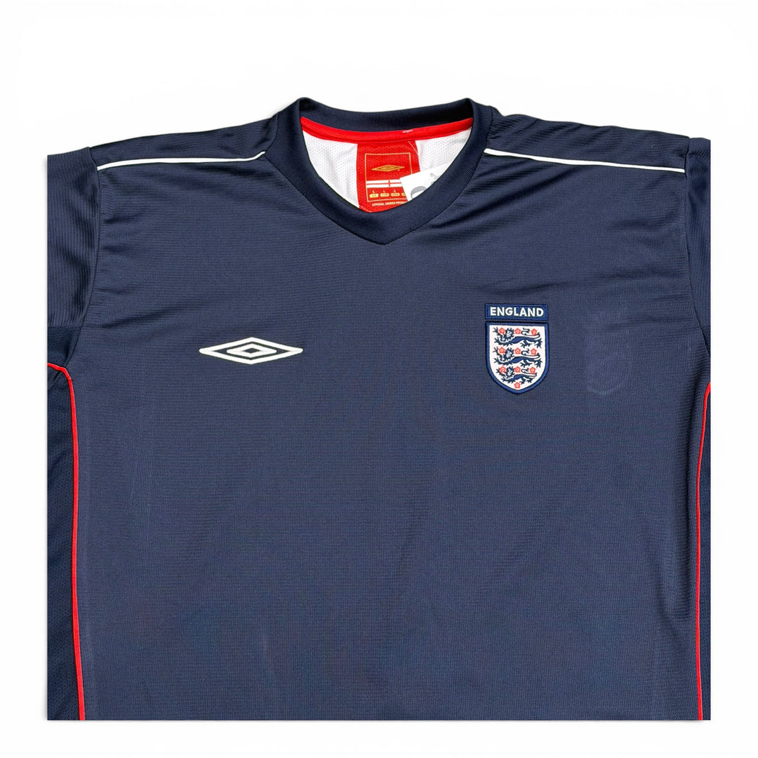 00's Vintage England Umbro Navy Football Training Top (L)