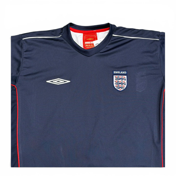 00's Vintage England Umbro Navy Football Training Top (L)