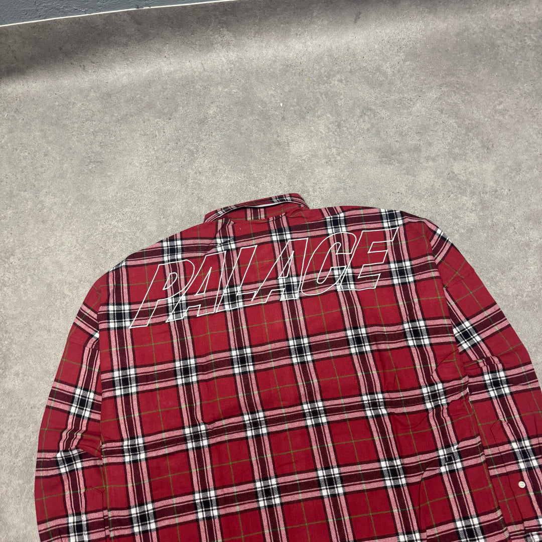 Palace Red Checkered Lumber Yak Shirt (M)