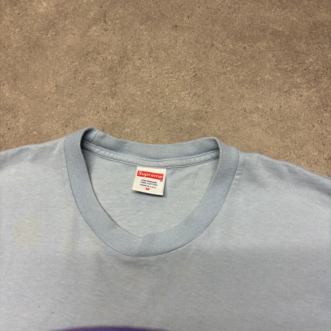 Supreme Light Blue Graphic T-Shirt (M)