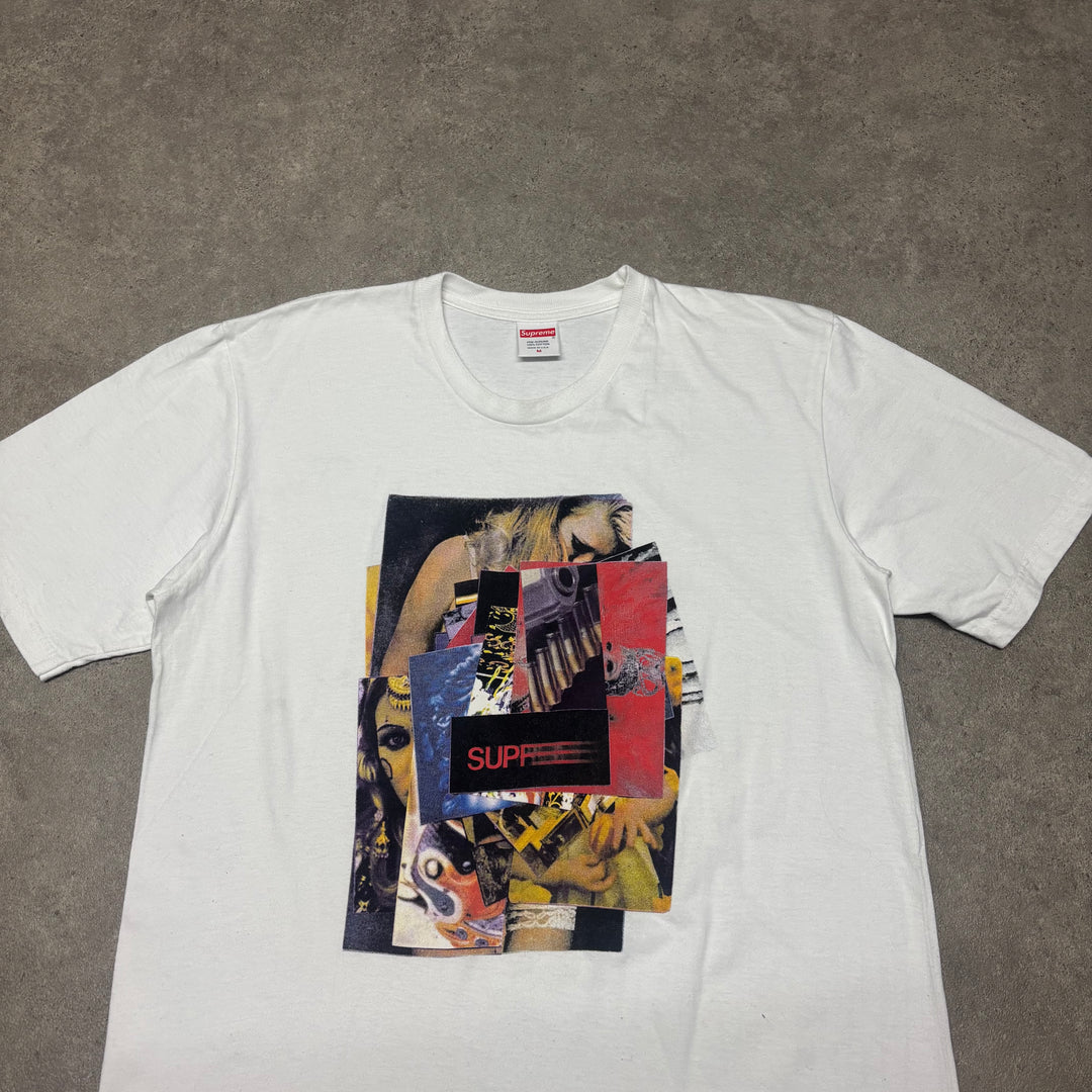 Supreme White Graphic T-Shirt (M)