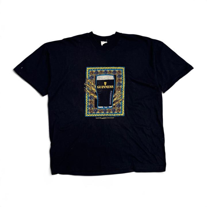 Vintage Guinness Graphic T shirt Black (XL)