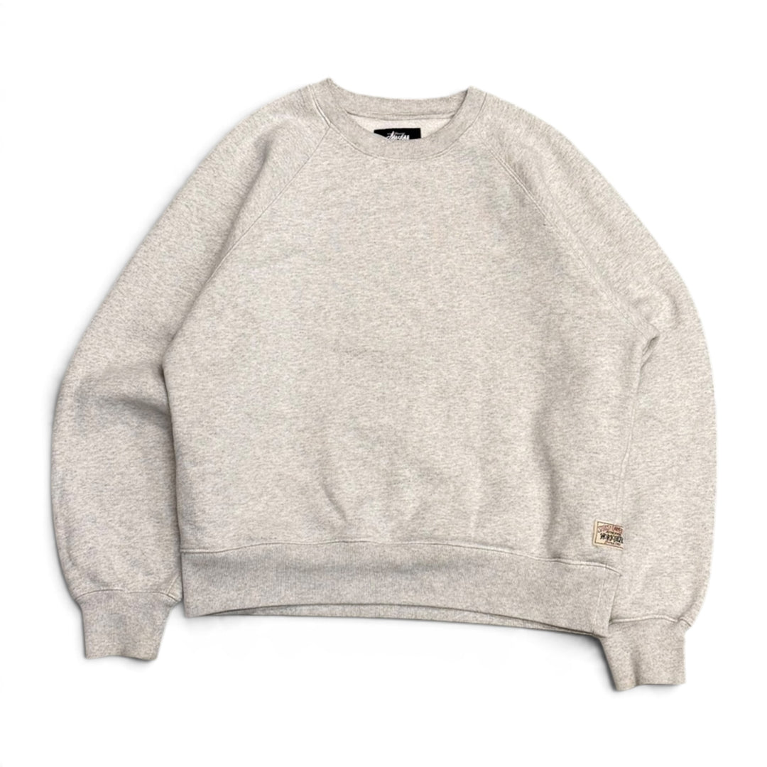 Stussy Grey Heavyweight Crewneck Sweatshirt (M)