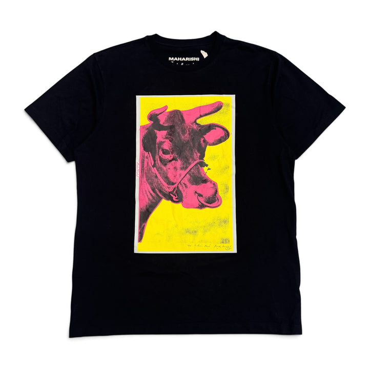 Maharishi Andy Warhol Black Cow Graphic T-Shirt (XXL)