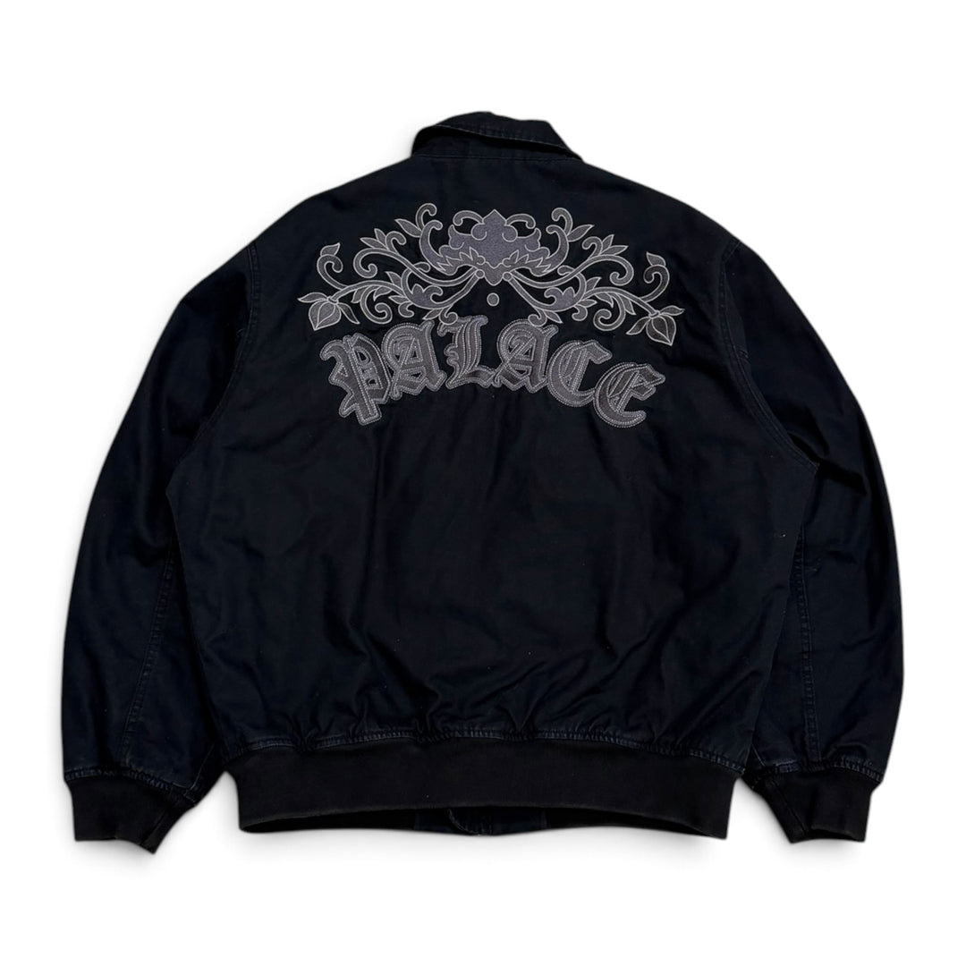 Palace Floral Canvas Bomber Jacket Navy (XL)