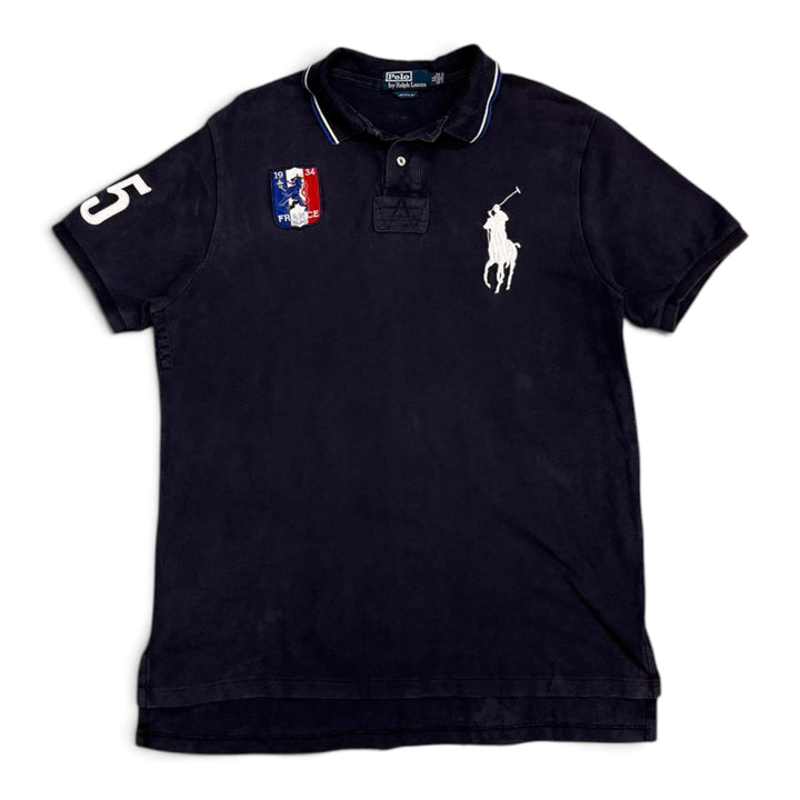Polo Ralph Lauren France Big Logo Polo Shirt Navy (XL)