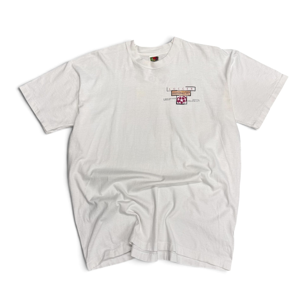 Vintage Dallas Sport Club Graphic T shirt White (XL)