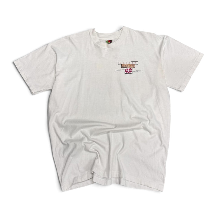 Vintage Dallas Sport Club Graphic T shirt White (XL)