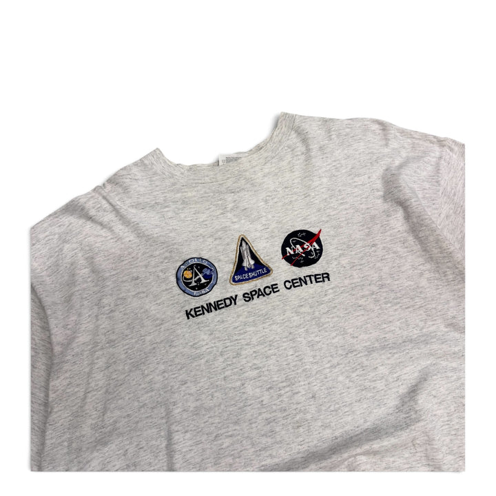 Vintage Kennedy Space Center Graphic T shirt Gray (XXL)