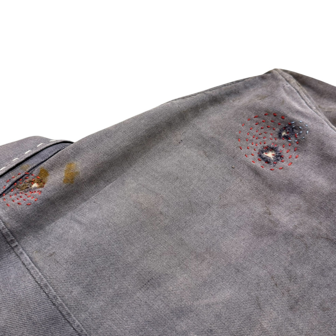 Vintage Reworked Faded Navy French Chore Jacket (M/L)