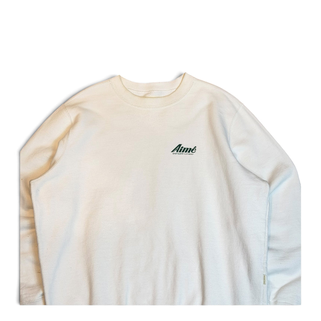 Aime Leon Dore White Graphic Sweatshirt (L)