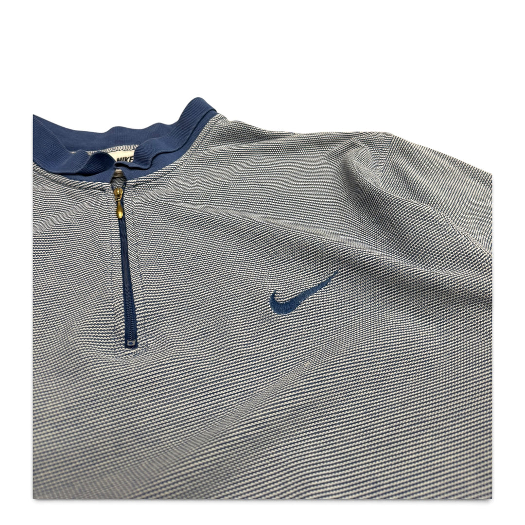 Vintage Nike Polo T shirt Blue (XL)