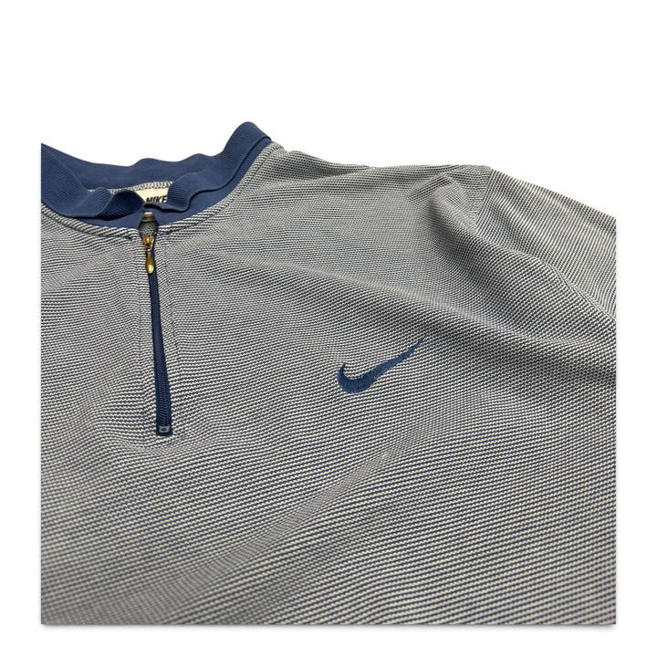 Vintage Nike Polo T shirt Blue (XL)