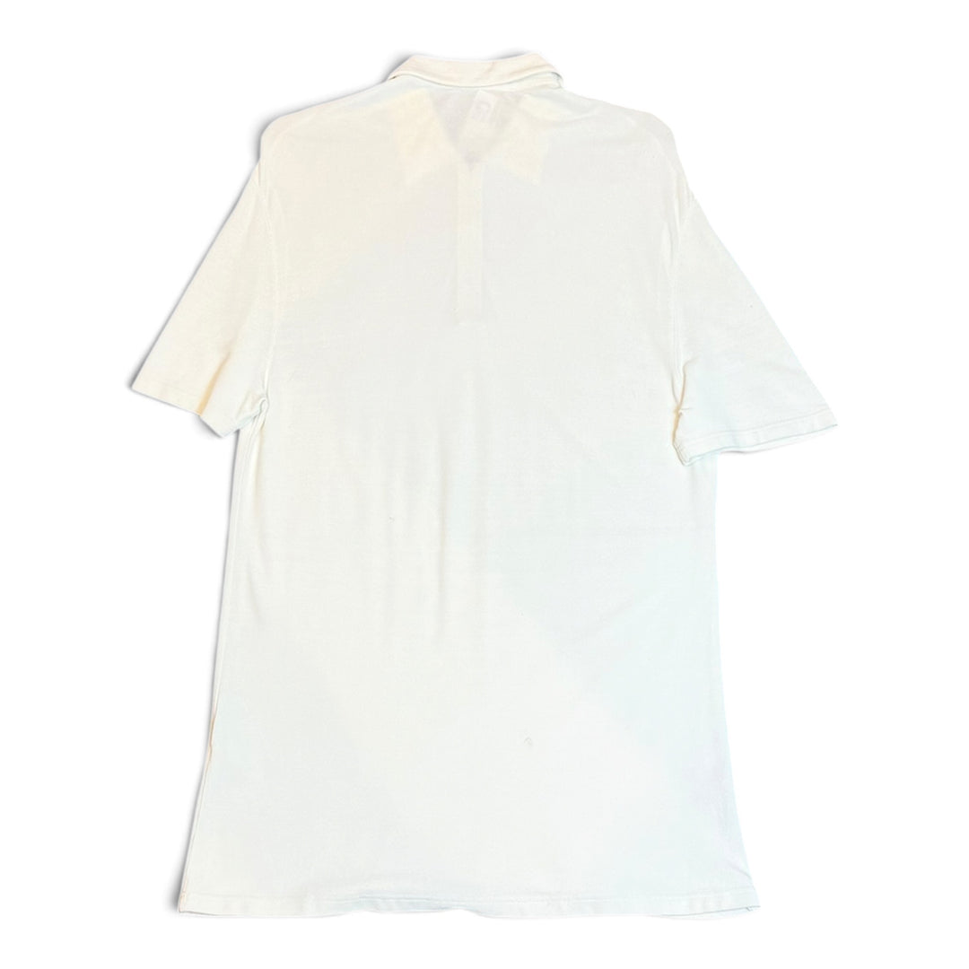 Vintage Prada White Polo Shirt (L)