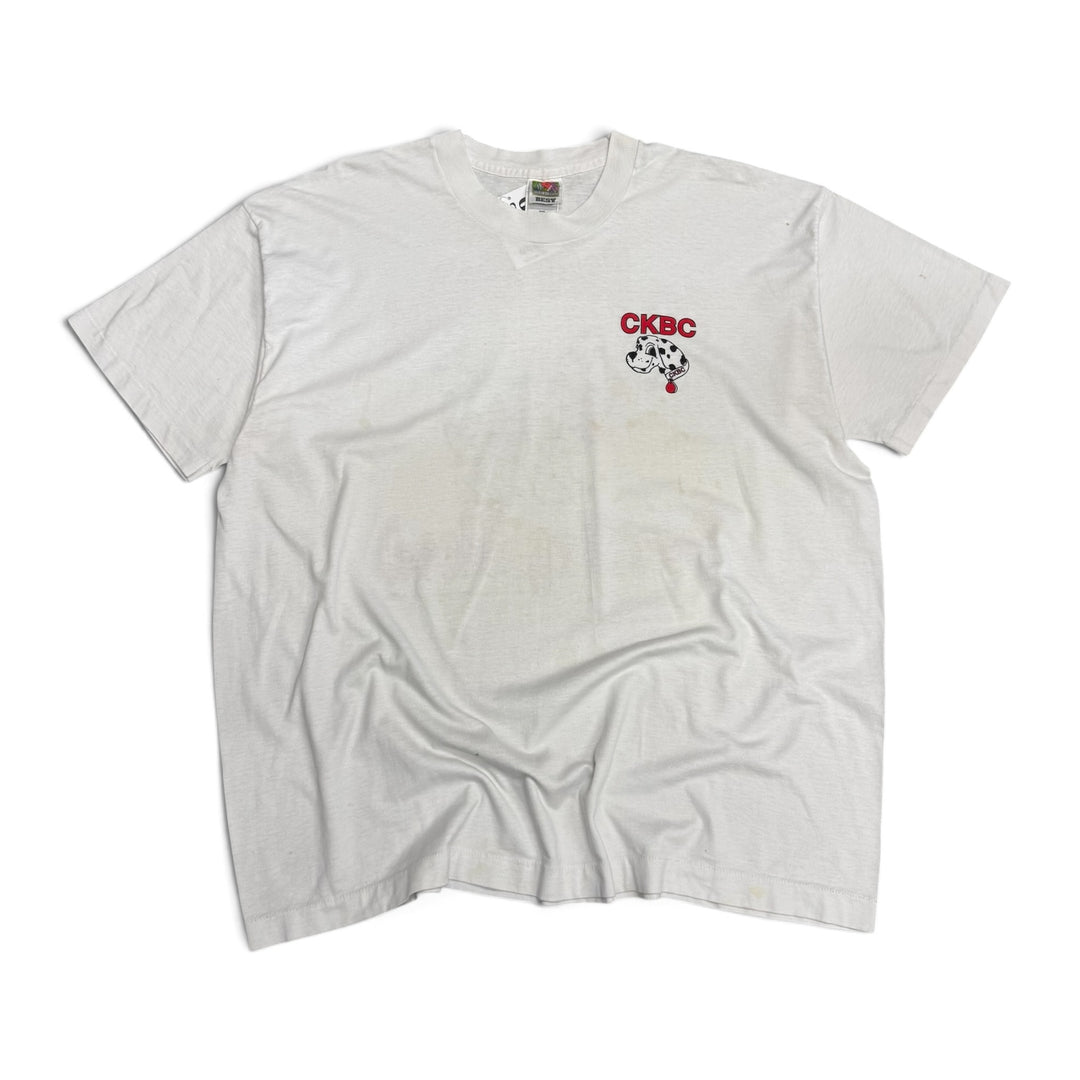 Vintage Single Stitch CKBC Graphic T shirt White (XXL)
