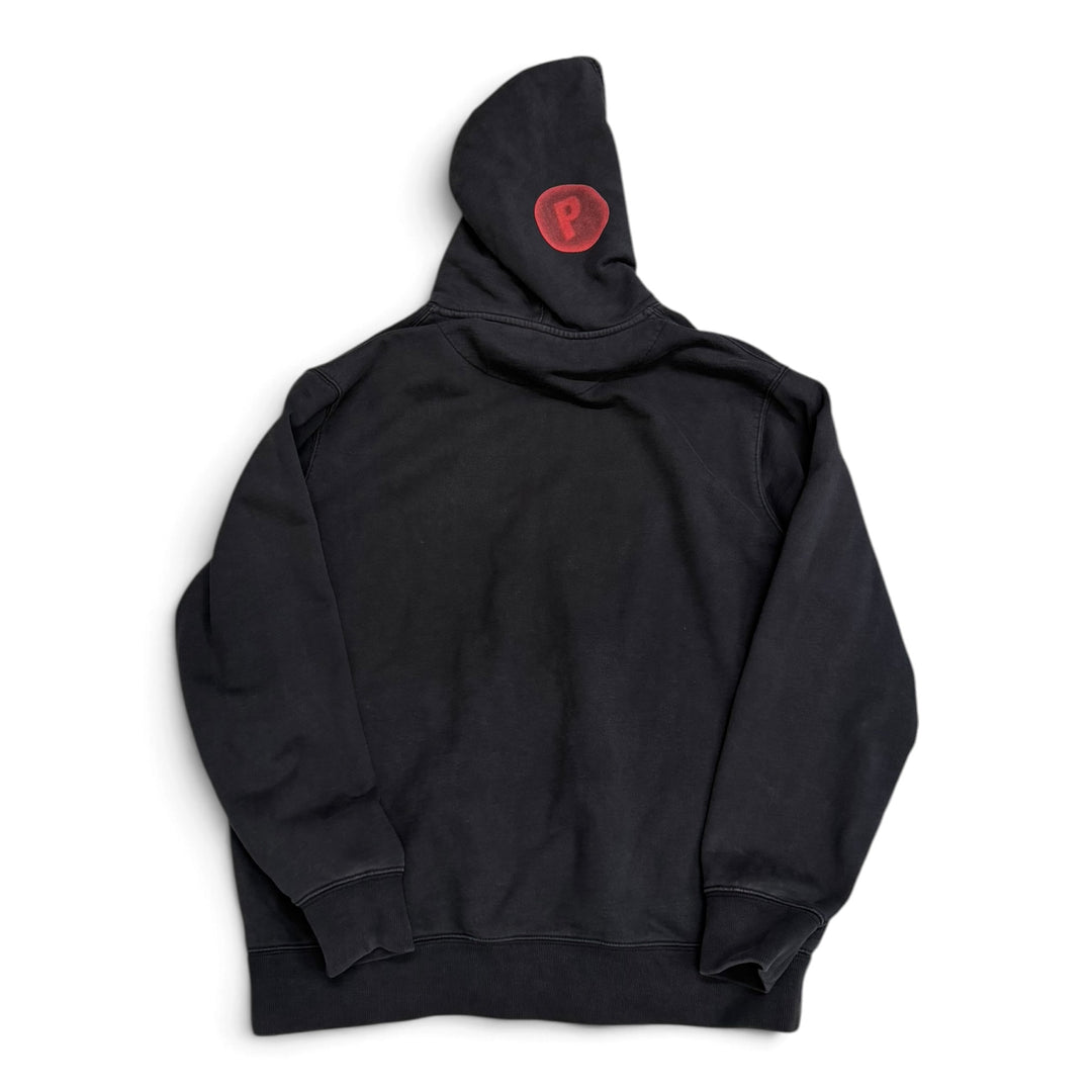 Palace Pipcular Graphic Hoodie Washed Black (XL)