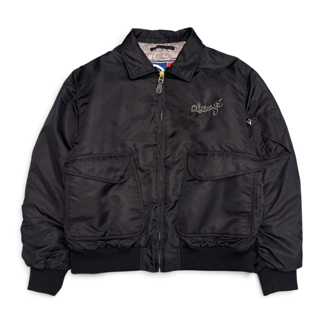 Always Do What You Should Do Bomber Jacket Black (XL)