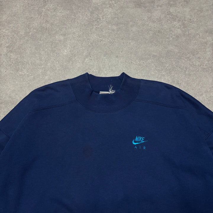 90's Vintage Nike Air Navy Sweatshirt (XL)