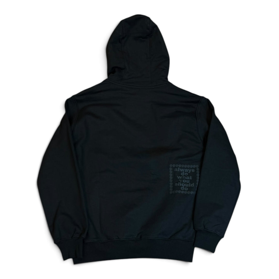 Always Do Black Spell Out Pullover Hoodie (M)