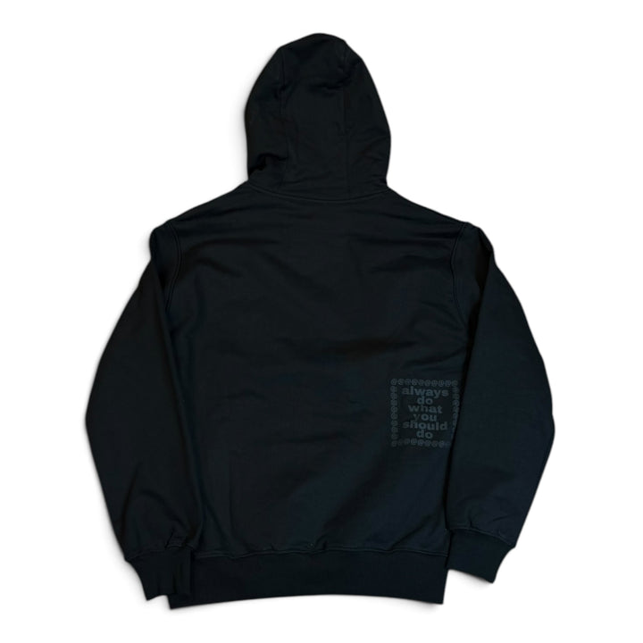 Always Do Black Spell Out Pullover Hoodie (M)