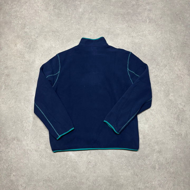 BNWT Sinclair Navy Spell Out Quarter Button Fleece (M)