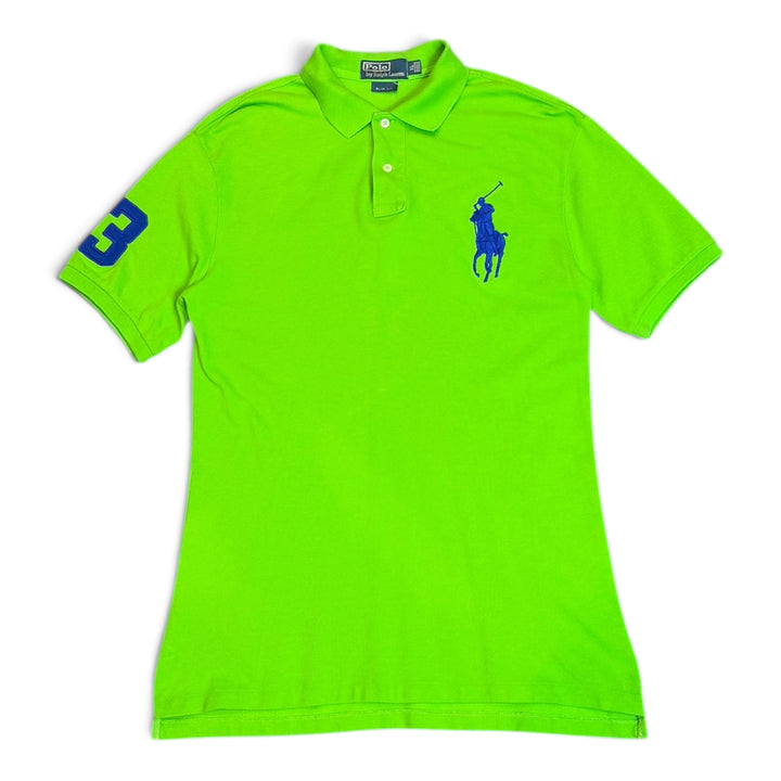 Vintage Polo Ralph Lauren Green Polo Shirt (XL)