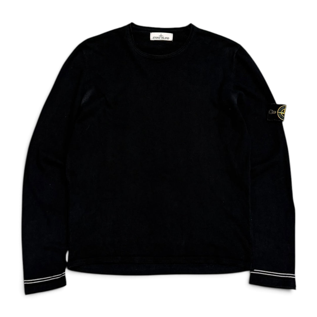 Stone Island Crew Neck Jumper Black (M)