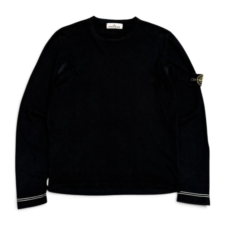 Stone Island Crew Neck Jumper Black (M)