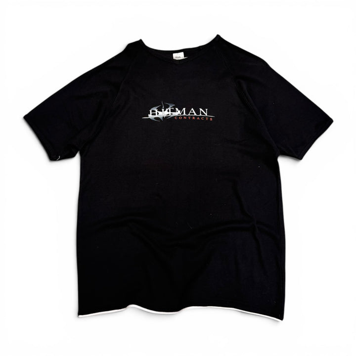 00's Vintage Hitman Contracts Black Graphic T-Shirt (XL)