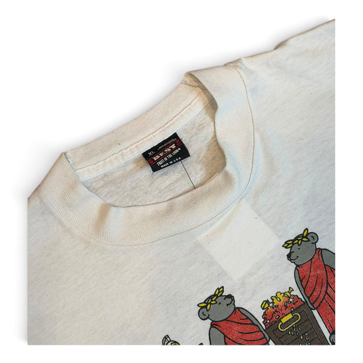 90's Vintage Cesar's Palace White Graphic T-Shirt (L)