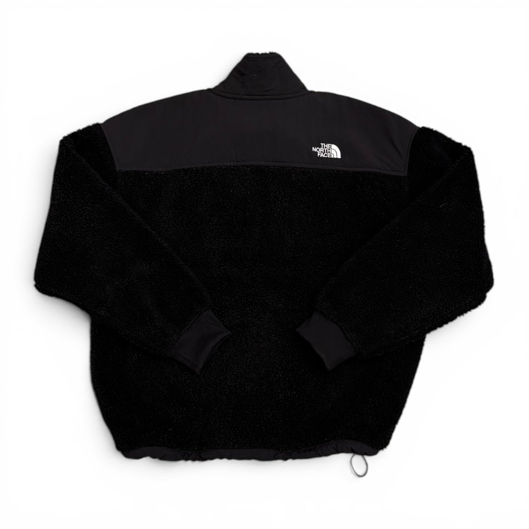 The North Face Black Sherpa Deep Pile Quarter Zip Fleece (M)