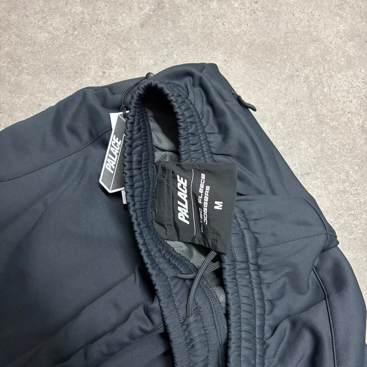 Palace Black P-Tec Fleece Tracksuit Bottoms (M)