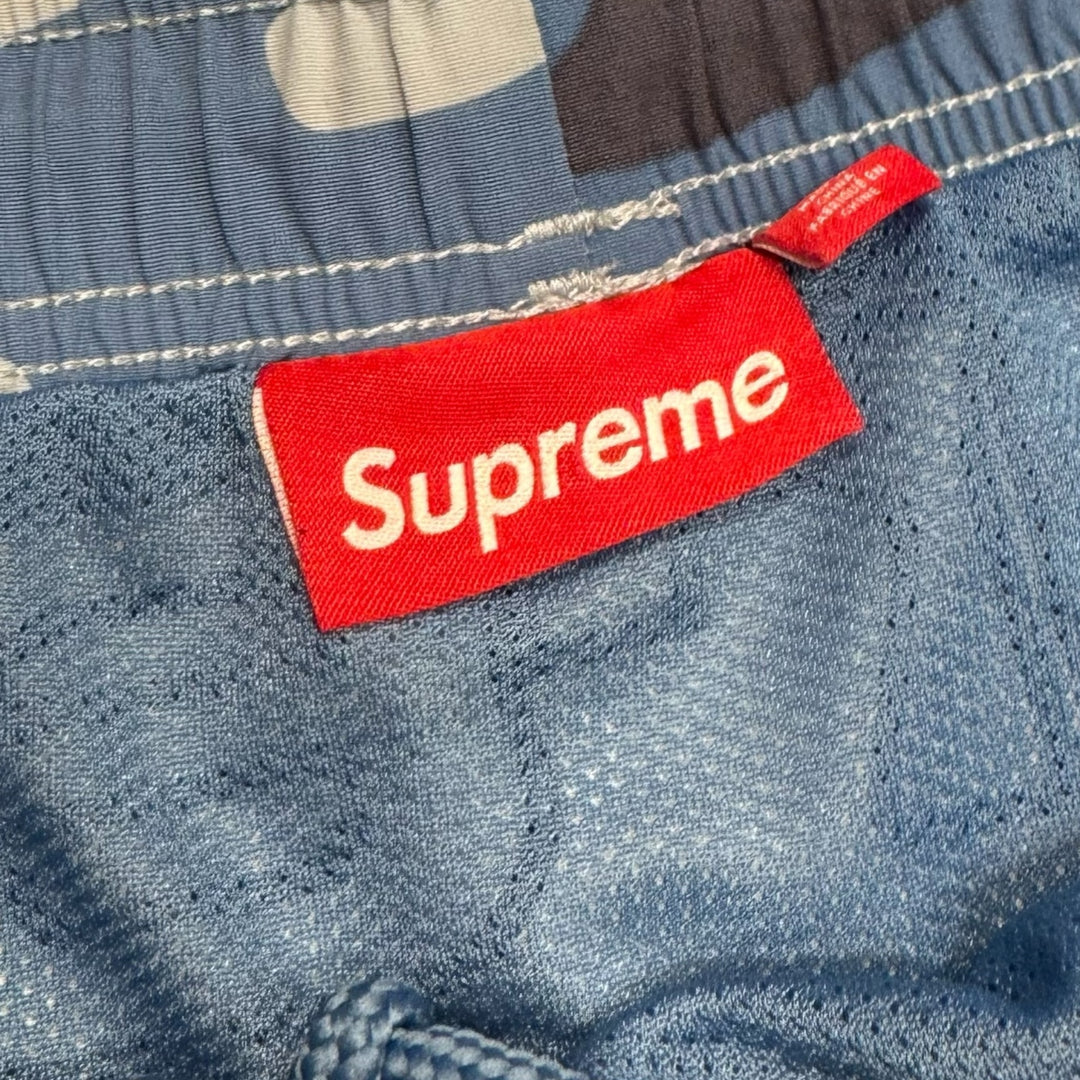 Supreme Paneled Water Shorts Blue Camo (L)
