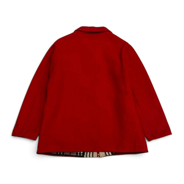 Vintage Burberry Zip Up Jacket Red (M)