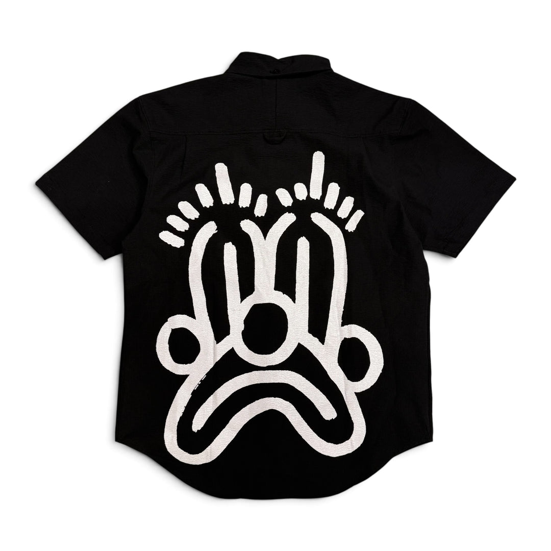 Slawn Graphic Short Sleeve Shirt Black(S)