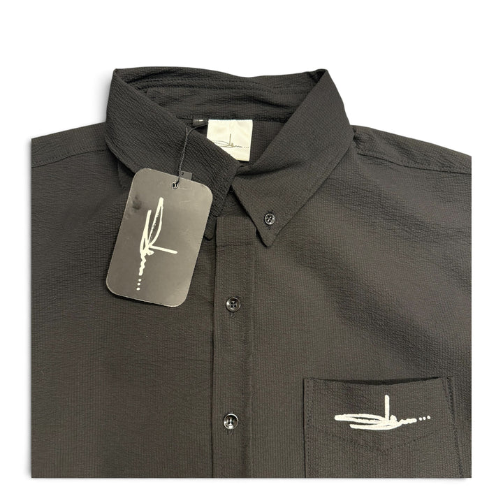 Slawn Graphic Short Sleeve Shirt Black(S)
