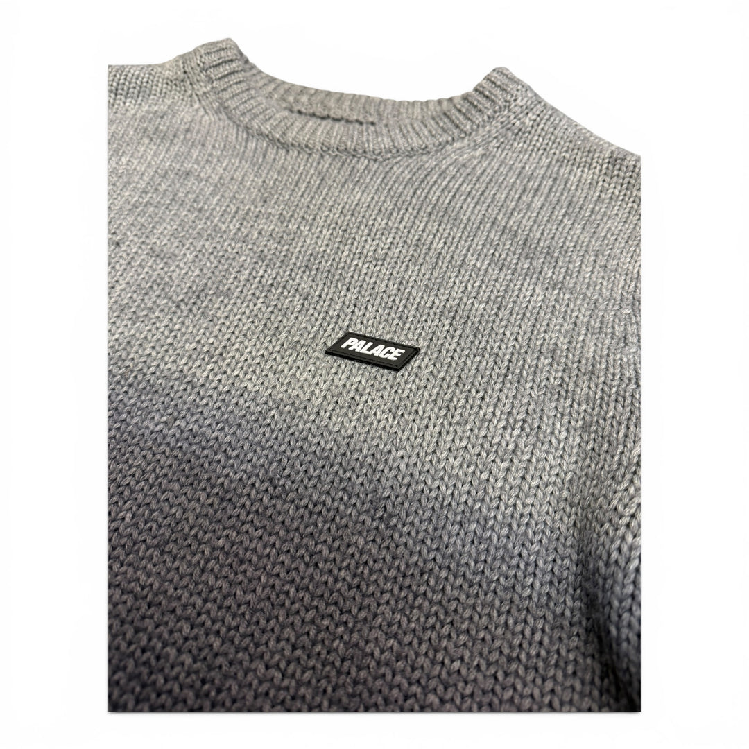Palace Gradient Dye Rib Jumper Gray (L)