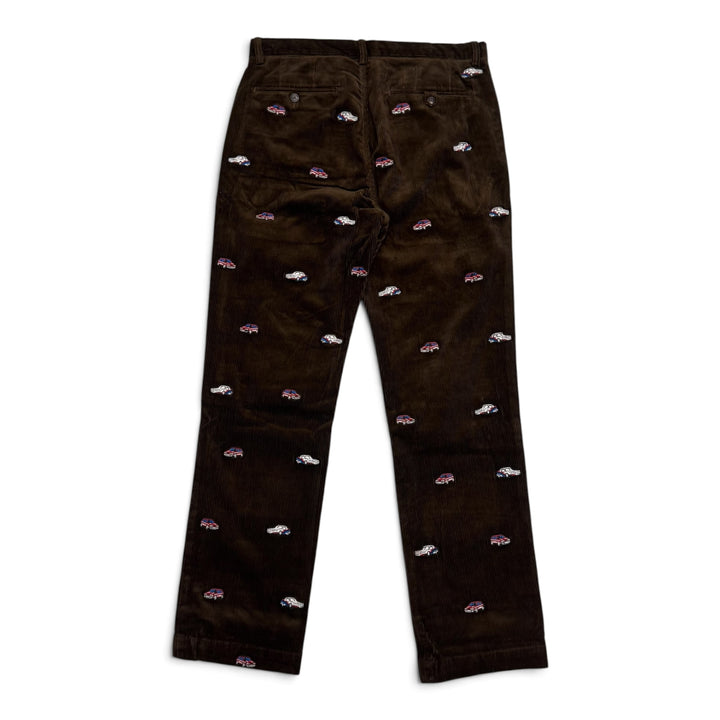 Palace x Ralph Lauren Brown Corduroy GTI Trousers (34)