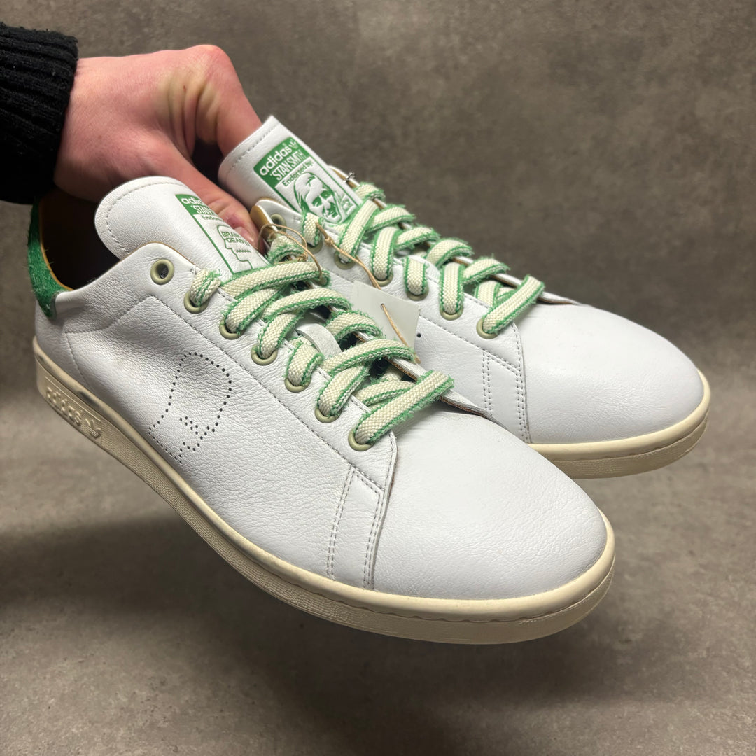 Adidas x Braindead White & Green Stan Smith Trainers (UK11.5)
