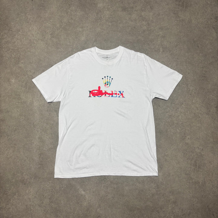 Rolex x Slawn White Graphic T-Shirt (XL)