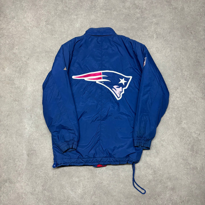 Vintage NFL Apex New England Patriots Blue Puffer Jacket (S)