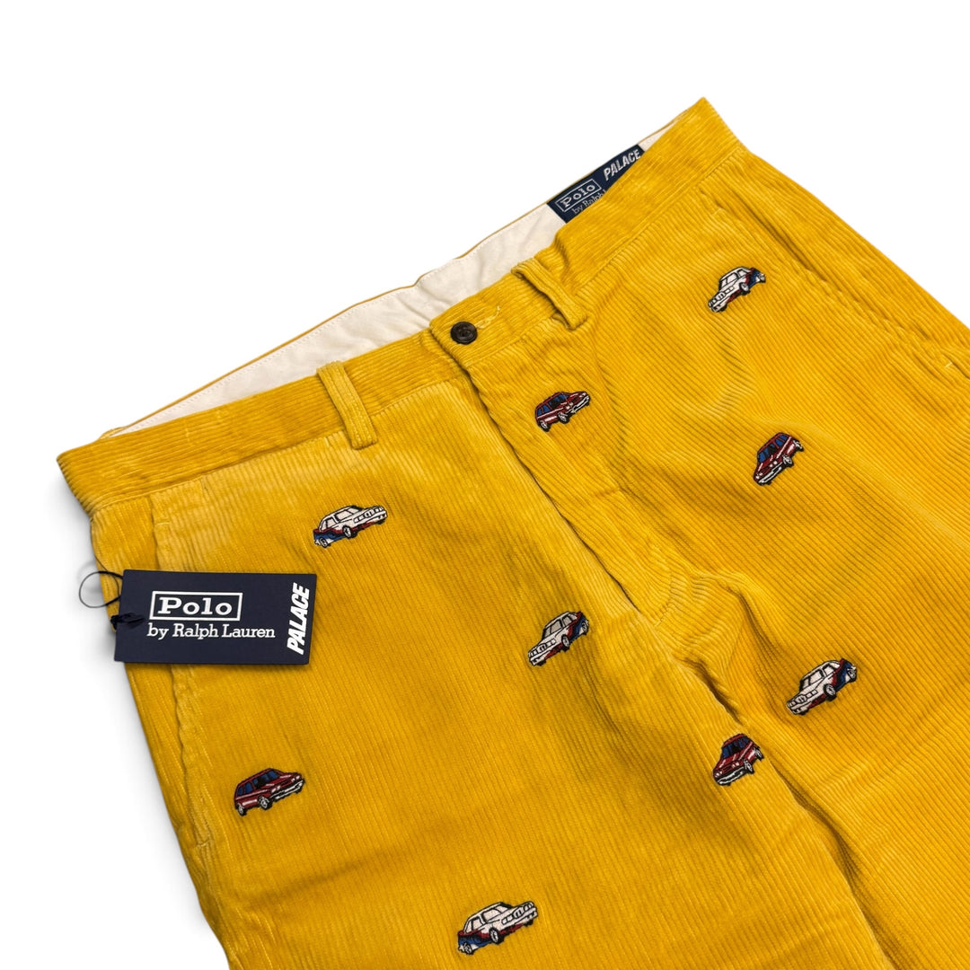 Palace x Ralph Lauren Yellow Corduroy GTI Trousers (32)