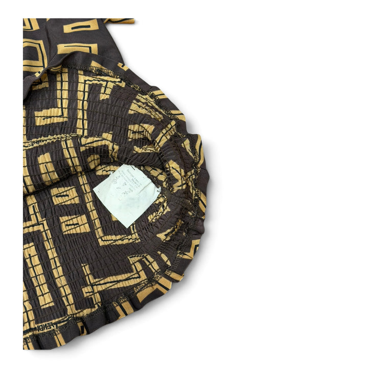 Vintage Fendi Brown Monogram Women's Top (L)
