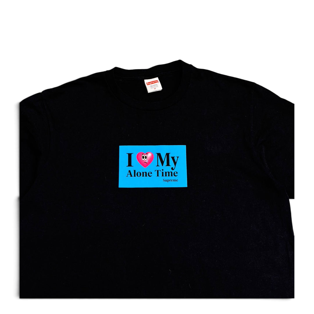 Supreme I Love My Alone Time T shirt Black (M)